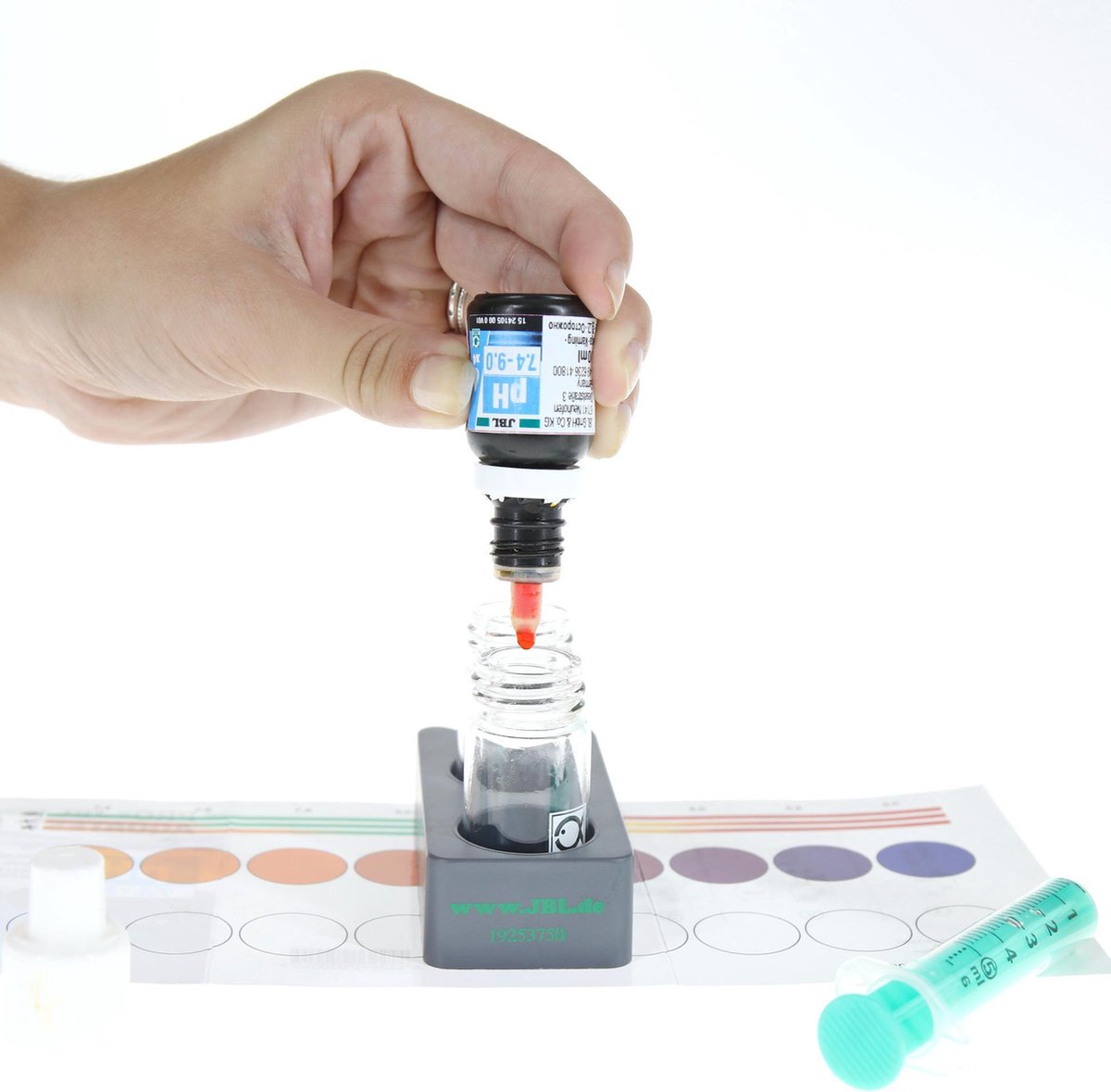 JBL ProAquaTest pH 7,4-9,0 - druppeltest voor alkalisch bereik