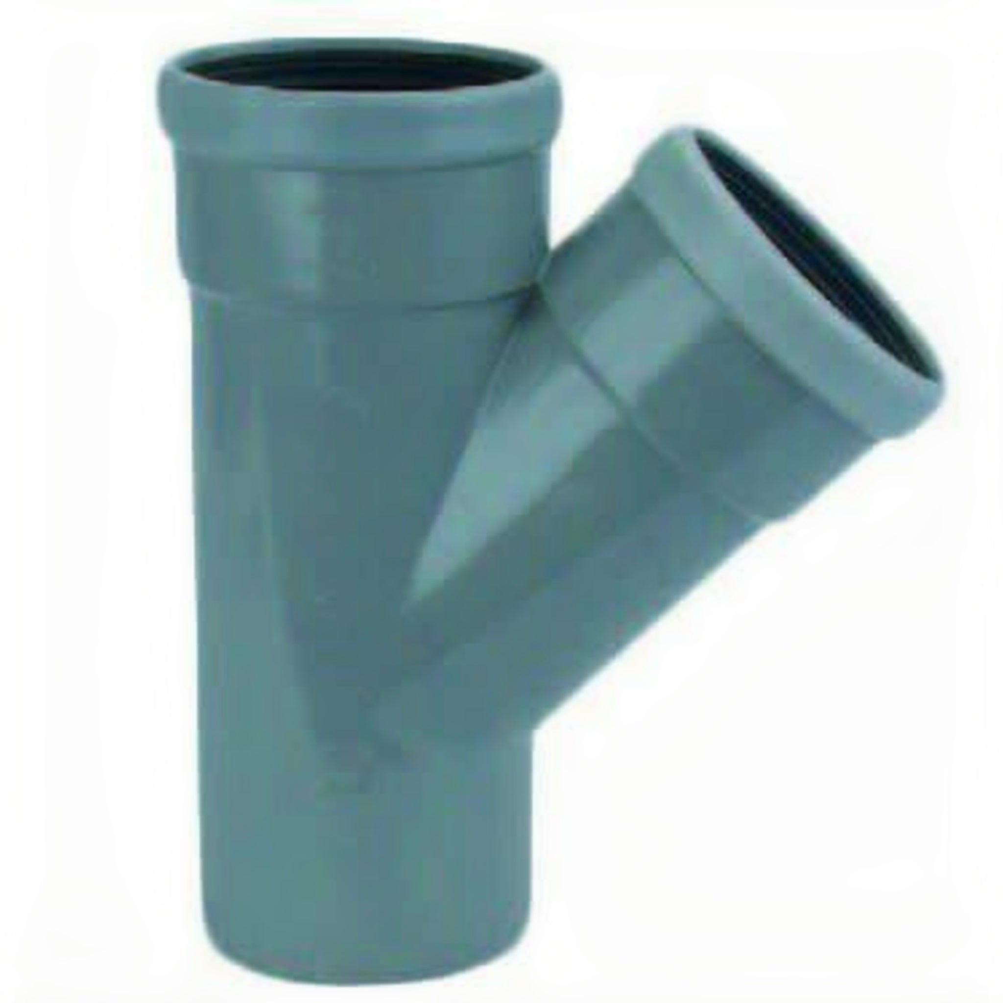 Wavin Wafix PVC T-stuk 45 graden manchet 2 x mof 1 x spie 110 mm