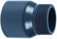 Europond PVC puntstuk 75 mm lijm x 2 1/2 inch buitendraad - doorvoerfitting voor vijverleidingen, miniatuur 2