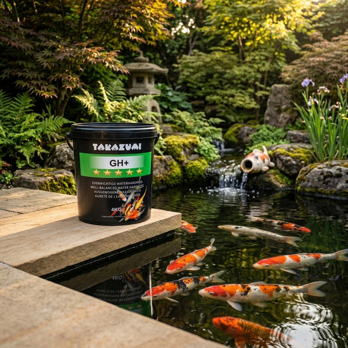 Takazumi GH+ 4 kg - Mineraalmix voor het verhogen van de totale vijverhardheid
