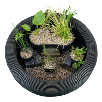 Velda Velda Orbis Mini-Pond Antraciet - Terrasvijver 65 liter met waterval en pomp, miniatuur 1