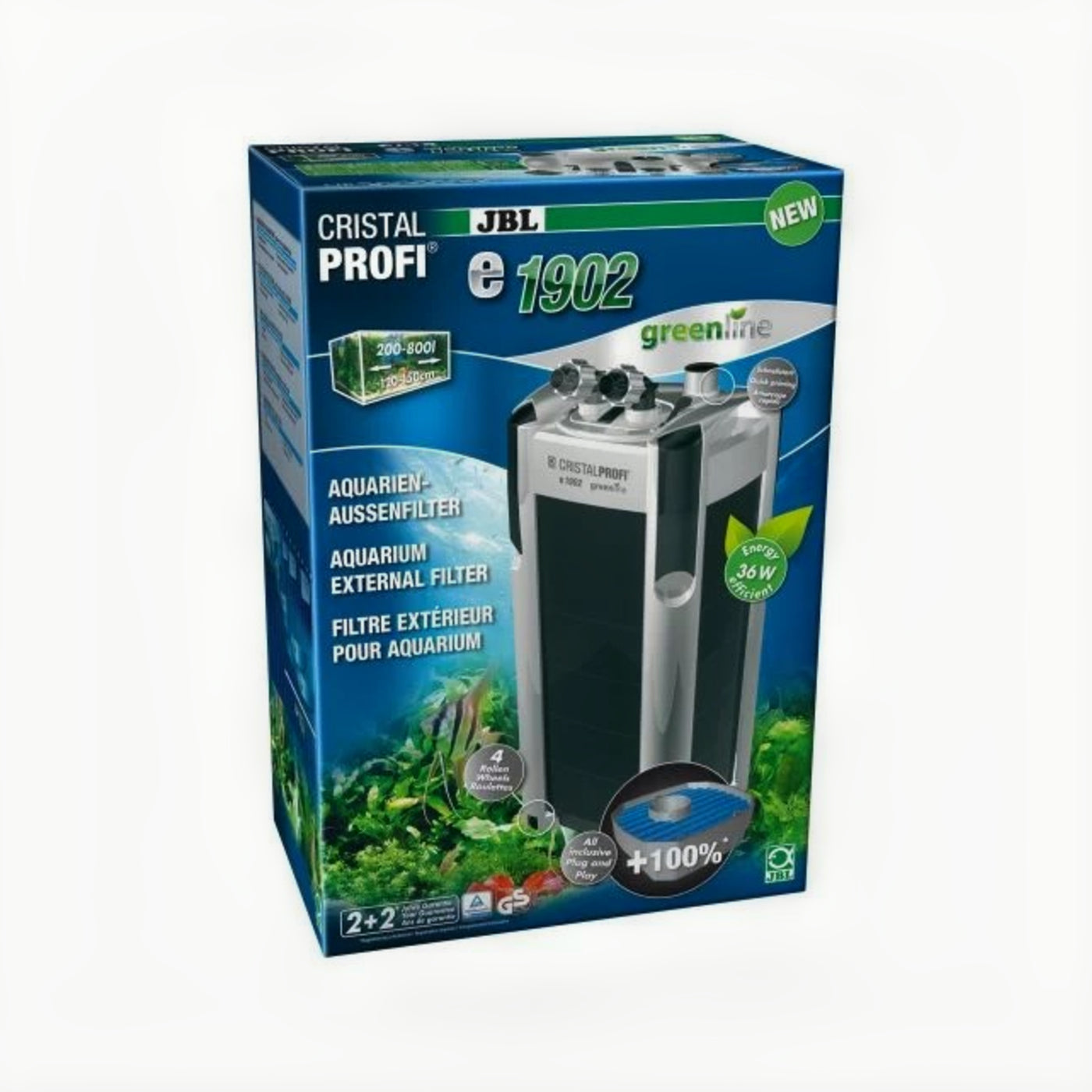 Jbl Cristalprofi E1902 Greenline - 200 Tot 800 Liter - productfoto