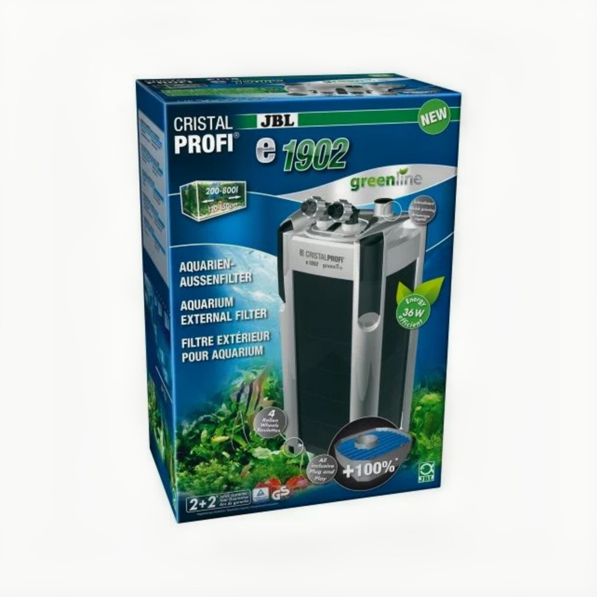 Jbl Cristalprofi E1902 Greenline - 200 Tot 800 Liter - productfoto