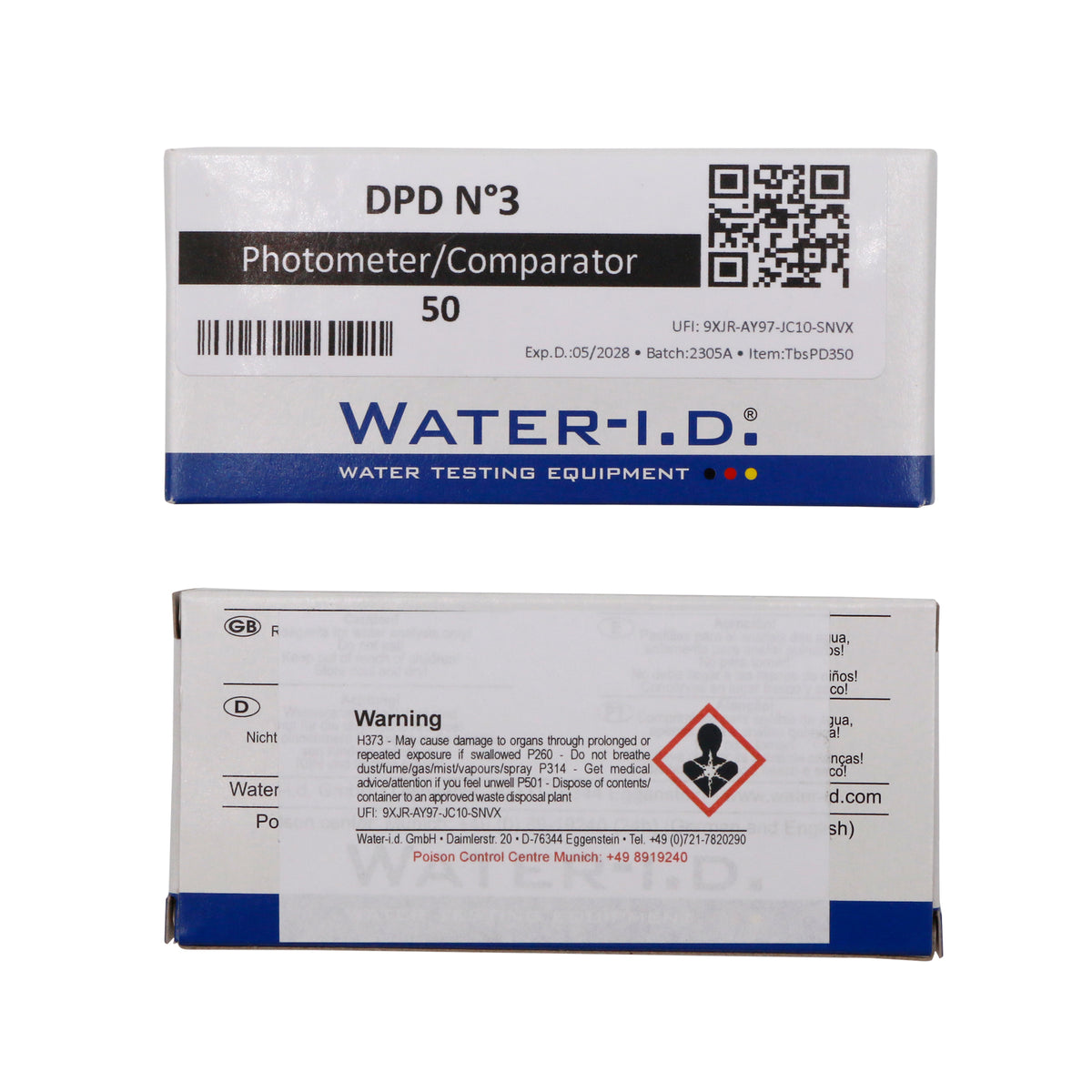 Pool Lab 50 tabletten DPD N°3 (gecomb. chloor) t.b.v. Poollab 2.0 - productfoto