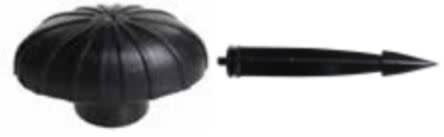 Vijver en tuin LED lamp 1,6 watt warm wit accentverlichting