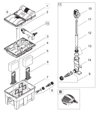 Binnendeksel BioSmart 14000/16000, miniatuur 2