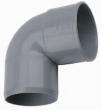 Wavin PVC Bocht 88 graden mof x spie 160 mm - haakse aansluiting voor vijver en afvoer, miniatuur 2
