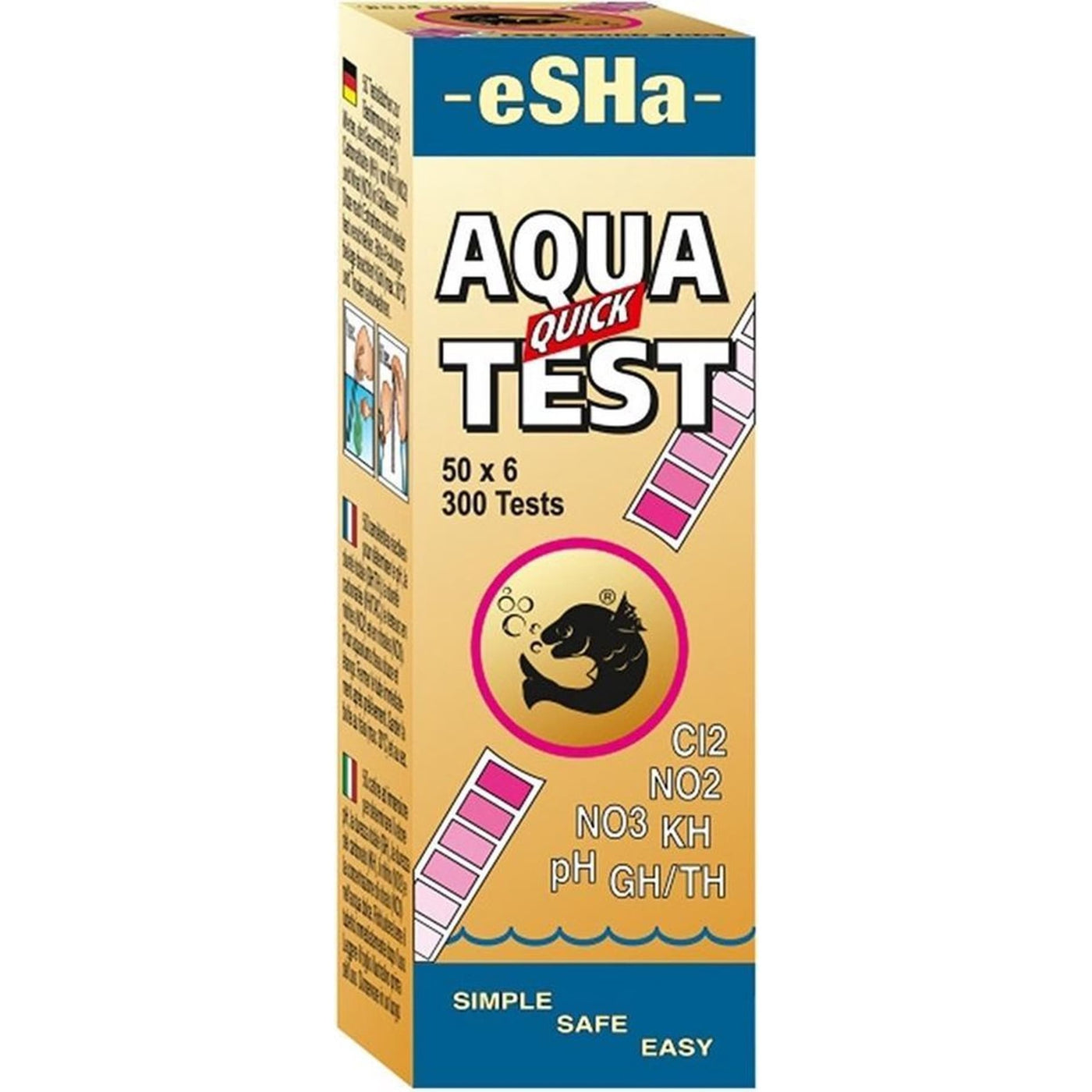 Esha Quick test - 50 strips - productfoto