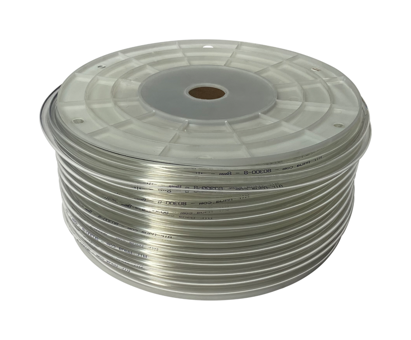 Transparante luchtslang 8mm per rol (70meter),  bij Vijvercentrum
