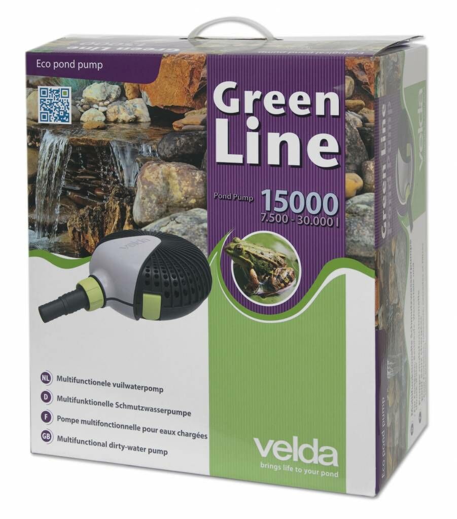 Velda Green Line 15000 - Vijverpomp 14.500 l/u 135W