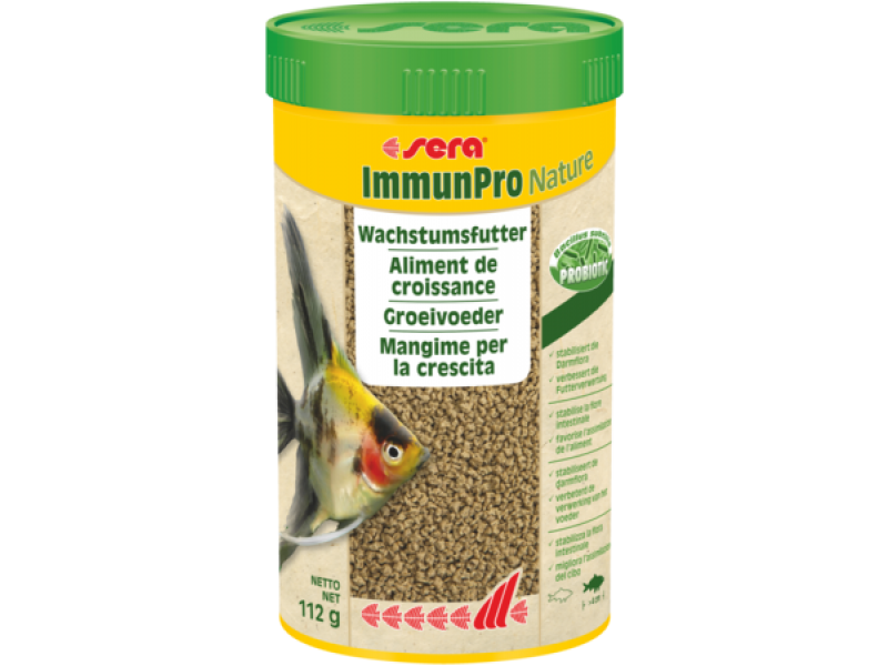 Sera ImmunPro Nature 250 ml - Probiotisch aquariumvoer voor groei