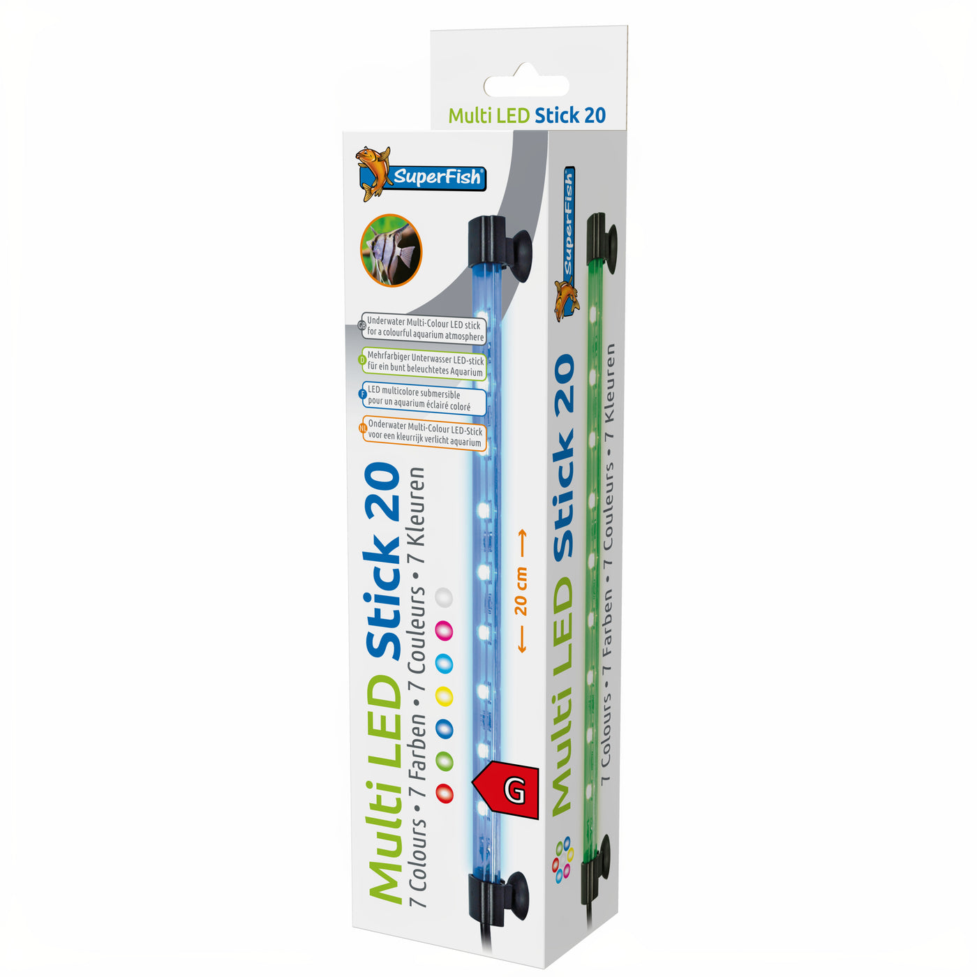 Superfish Multi Led Stick 20cm/2w - productfoto