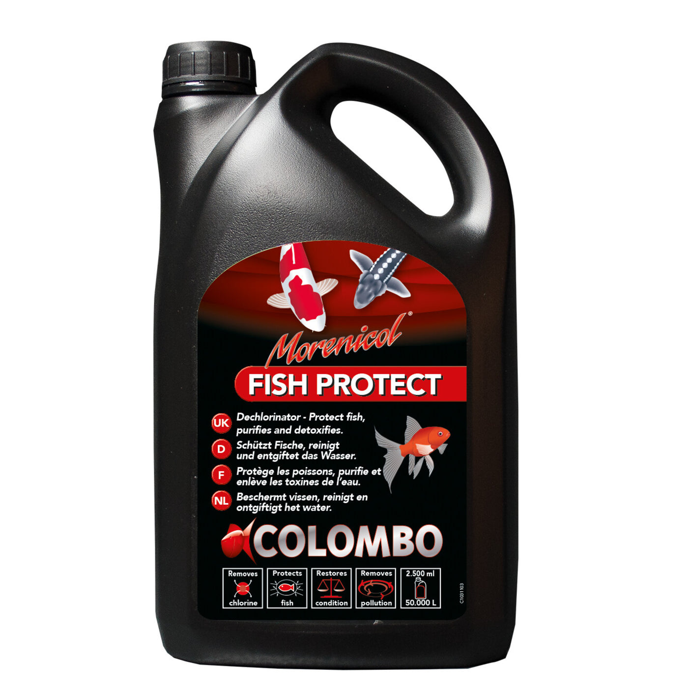 Colombo Fish Protect 2.500 ml jerrycan in vooraanzicht