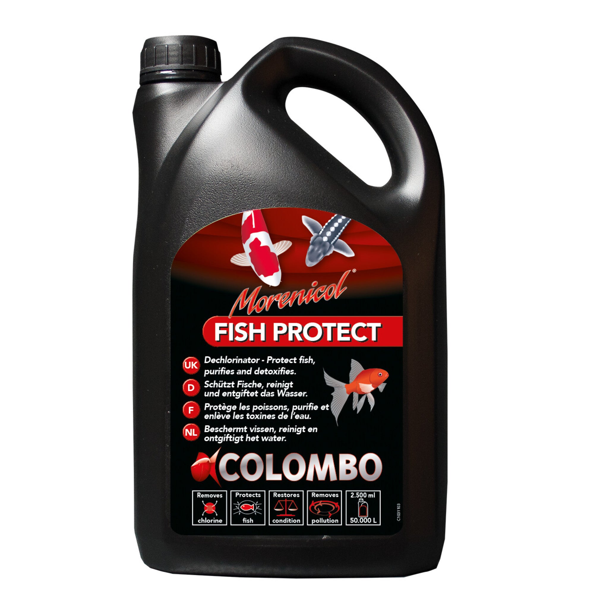 Colombo Fish Protect 2.500 ml jerrycan in vooraanzicht