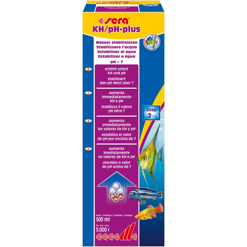 Sera KH/pH-plus 500 ml - aquarium waterbehandeling — Aquarium Waterbehandeling bij Vijvercentrum