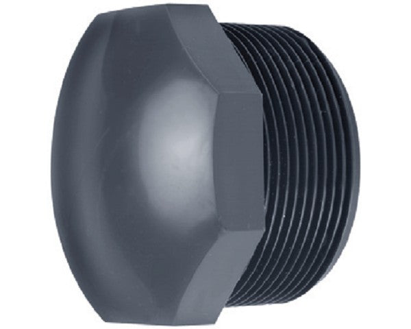 Effast stop buitendraad 2½ inch - PVC-U afsluitplug PN 16