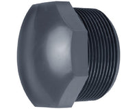 Effast stop buitendraad 2½ inch - PVC-U afsluitplug PN 16, miniatuur 2