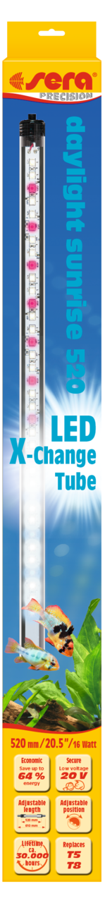 Sera LED Daylight Sunrise 520 mm 16W - daglicht LED-buis voor zoetwateraquariums