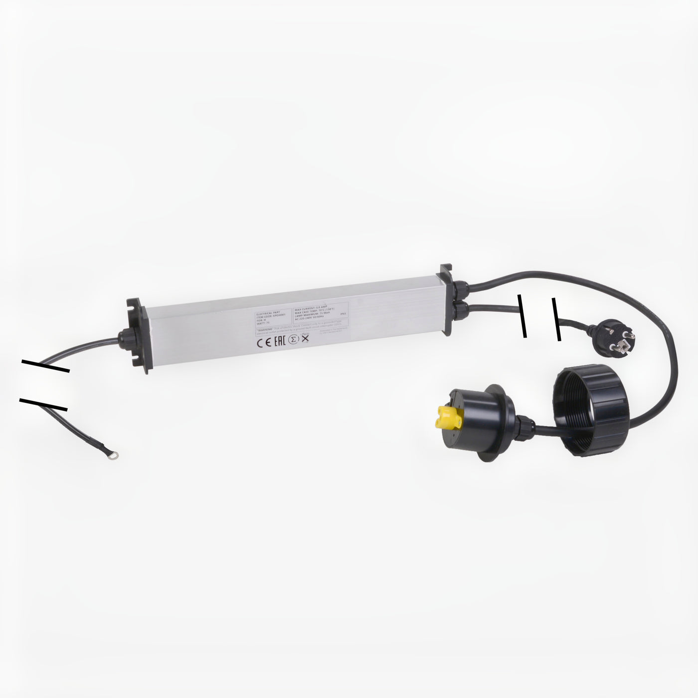 Ballast voor Turbo³ Ozon UV-C 75 watt HP (nieuw)