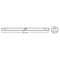 Filtreau 16 Watt - T5 - Witte fitting - lengte 320mm - UVC ECO Vervangingslamp - afbeelding 2, miniatuur 3
