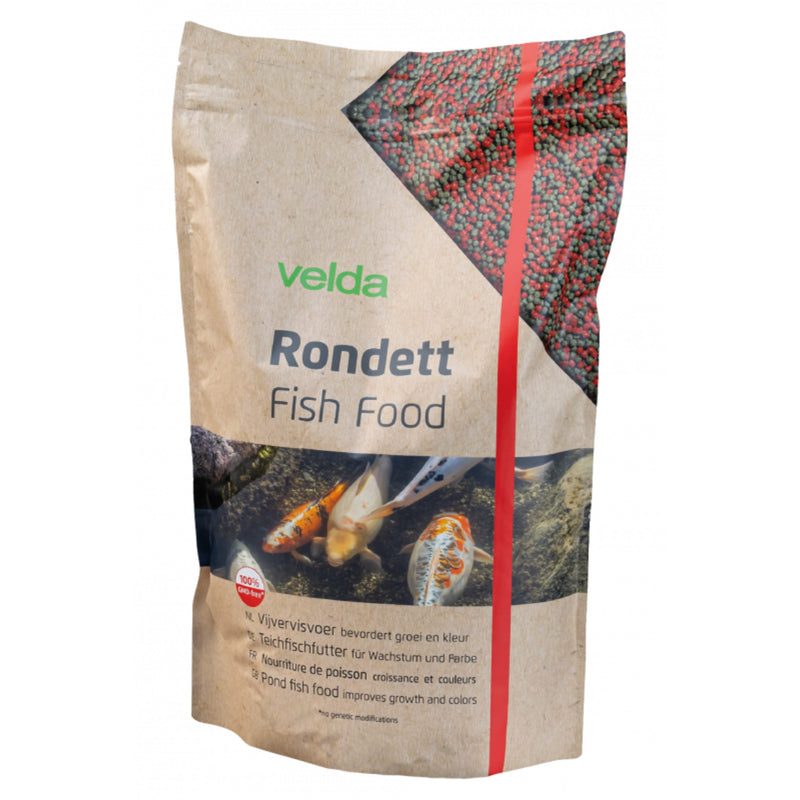 Velda Rondett Fish Food 3000 ml - productfoto, Koivoer Basis bij Vijvercentrum