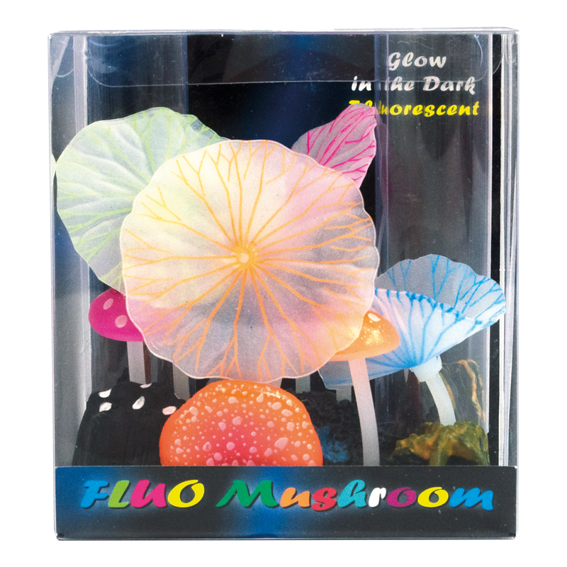 Superfish Fluo Mushroom - fluorescerende paddenstoel voor aquarium, afbeelding 2 Aquarium Decoratie