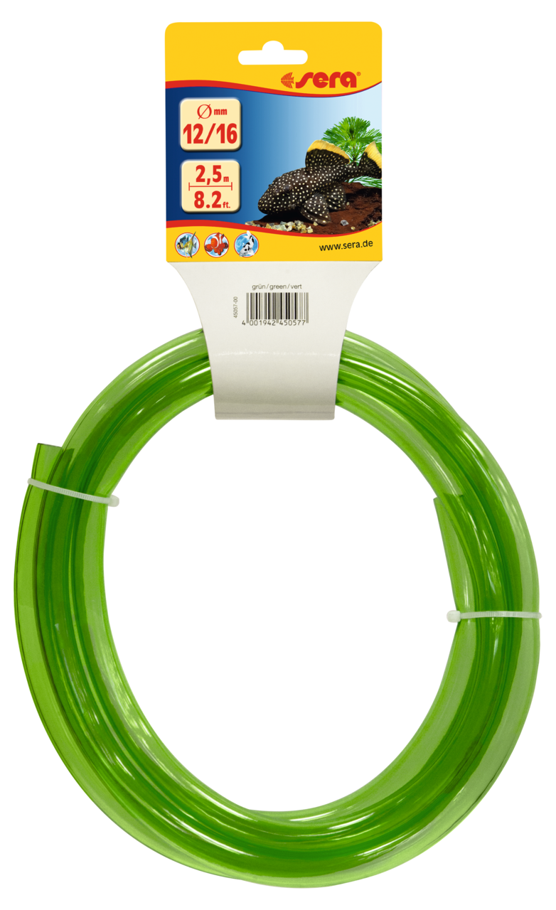 Sera filterslang 12/16 mm groen 2,5 meter - middelgrote aquariumfilter aansluiten, afbeelding 2 Aquarium