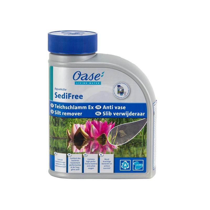AquaActiv SediFree 500 ml | Oase productafbeelding, detailaanzicht Waterverbeteraar