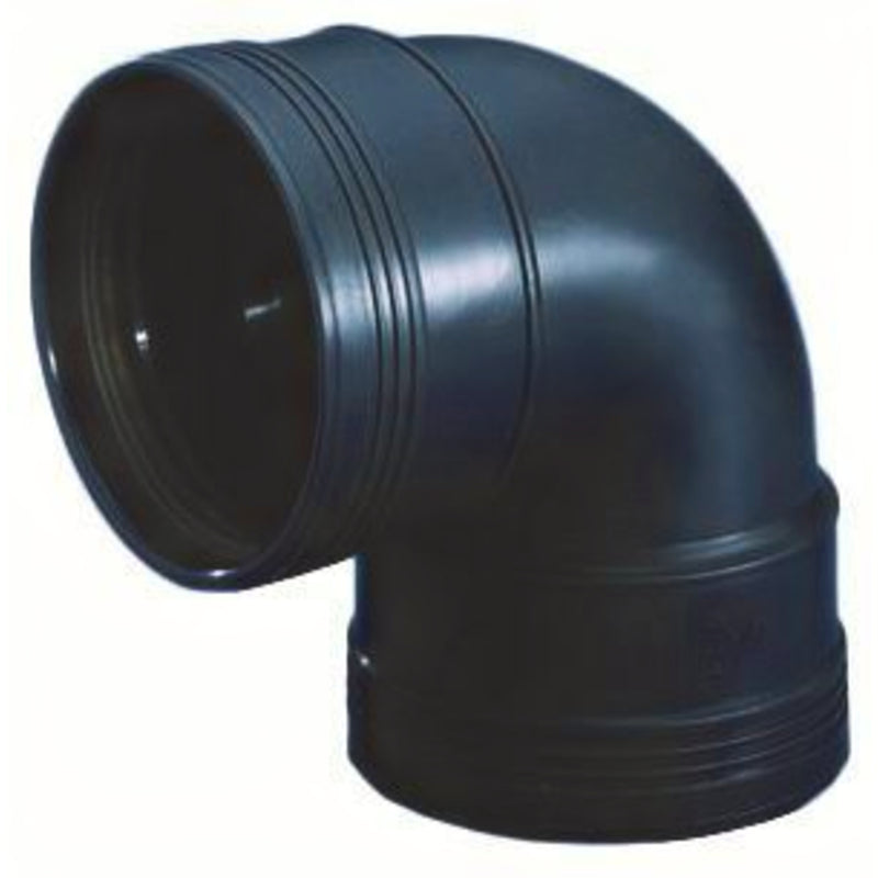 Wavin Bocht PP 88° 2x Manchet Zwart - 32 mm, PP Fitting bij Vijvercentrum