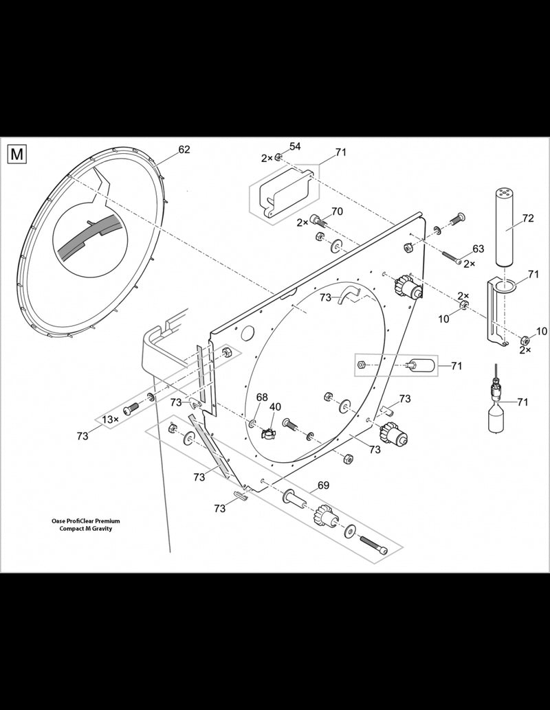 Oase Signaalbox Oase trommelfilter Proficlear - afbeelding 2, afbeelding 3 Trommelfilter