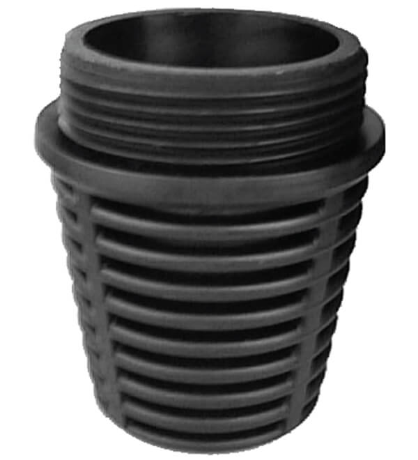 PP Fitting zwarte voorfilterkorf met 1/2 inch buitendraad