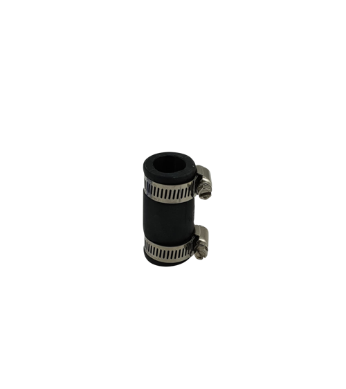 Flexibele EPDM sok/mof 20mm, PVC Hulpstuk bij Vijvercentrum