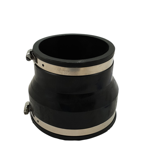 Flexibele EPDM verloopsok/mof 135x110mm, productafbeelding bij Vijvercentrum