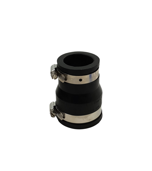 Flexibele rubber verloopsok/mof 50x40mm