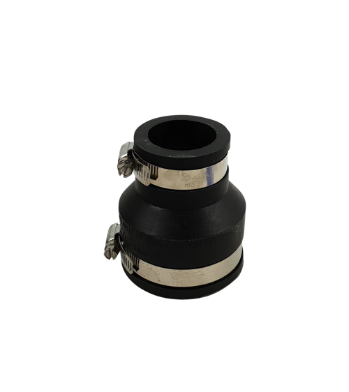Flexibele EPDM verloopsok/mof 63x40mm, productafbeelding bij Vijvercentrum