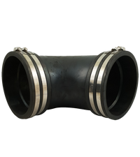 Flexibele EPDM bocht (90°) 160mm, miniatuur 1