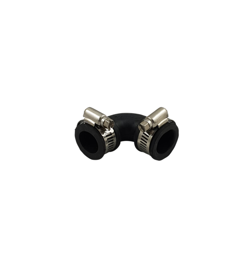 Flexibele EPDM bocht (90°) 20mm, PVC Hulpstuk bij Vijvercentrum