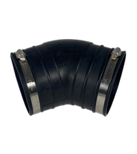 Flexibele EPDM bocht (45°) 125mm, miniatuur 1