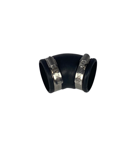 Flexibele EPDM bocht (45°) 25mm, productafbeelding bij Vijvercentrum