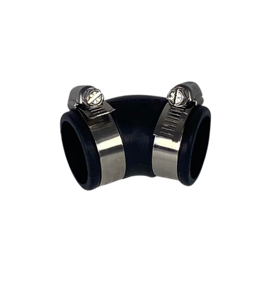 Flexibele EPDM bocht (45°) 40mm, Vijveronderdeel bij Vijvercentrum