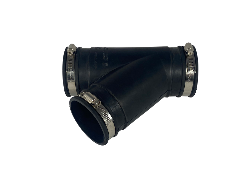 Flexibel EPDM Y-stuk 63mm, afbeelding 2 PVC Hulpstuk