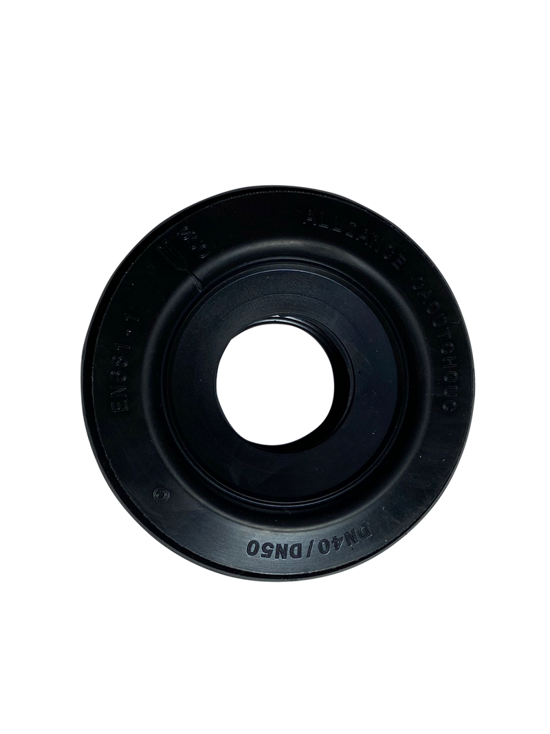 Flexibele EPDM doorvoer 40/50mm (Ø57mm), PVC-hulpstuk bij Vijvercentrum