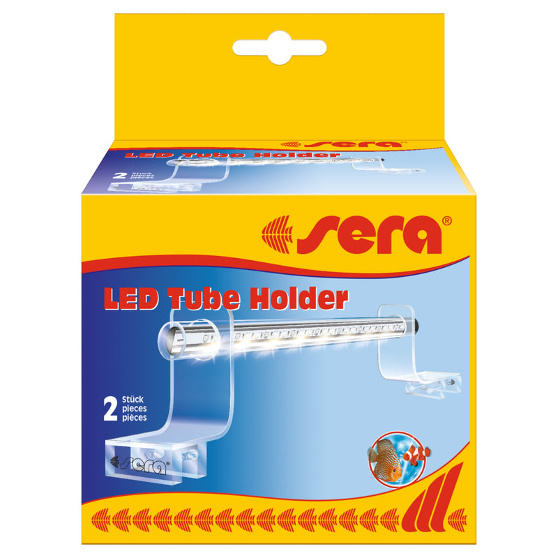 Sera LED Tube Holder Clear - 2 stuks productafbeelding, Aquarium bij Vijvercentrum