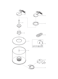 biOrb vervangdeksel TUBE 15 en 30 zwart - Origineel Oase reserveonderdeel, miniatuur 2