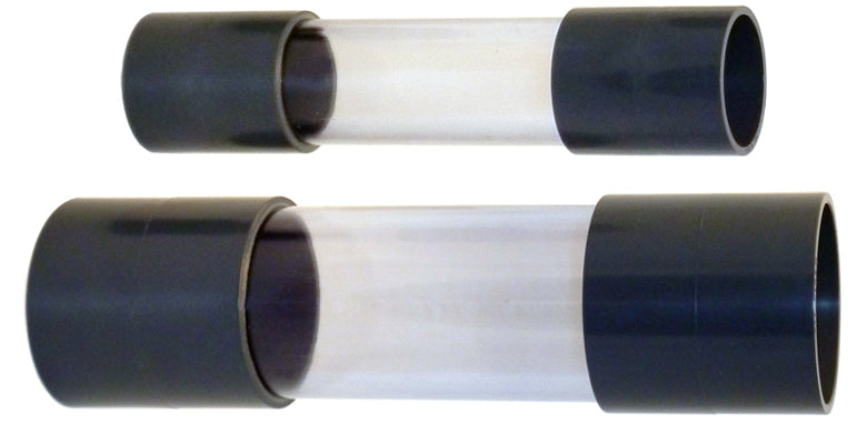Zichtglas met lijmmof 110 mm voor vijver PVC leiding, afbeelding 2 PVC Hulpstuk