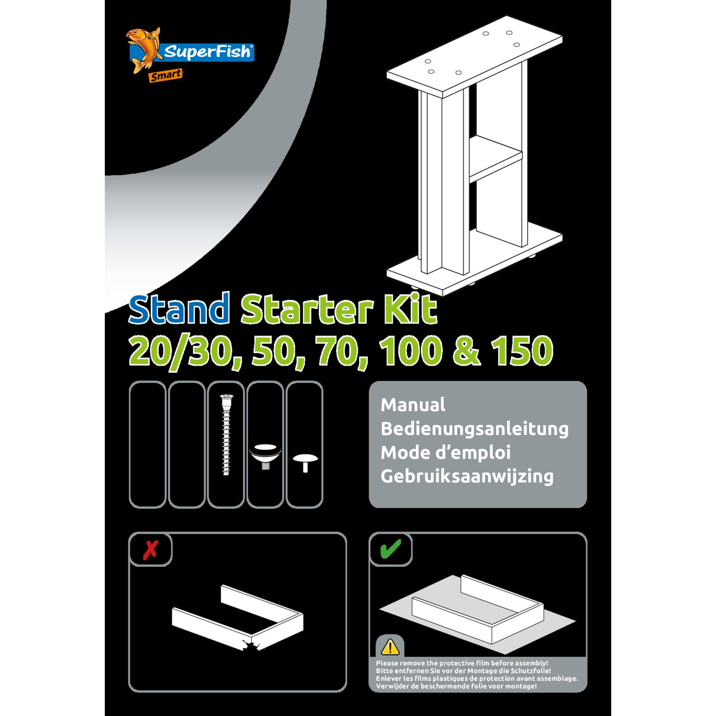 Superfish Meubel Start 50 Wit - productfoto