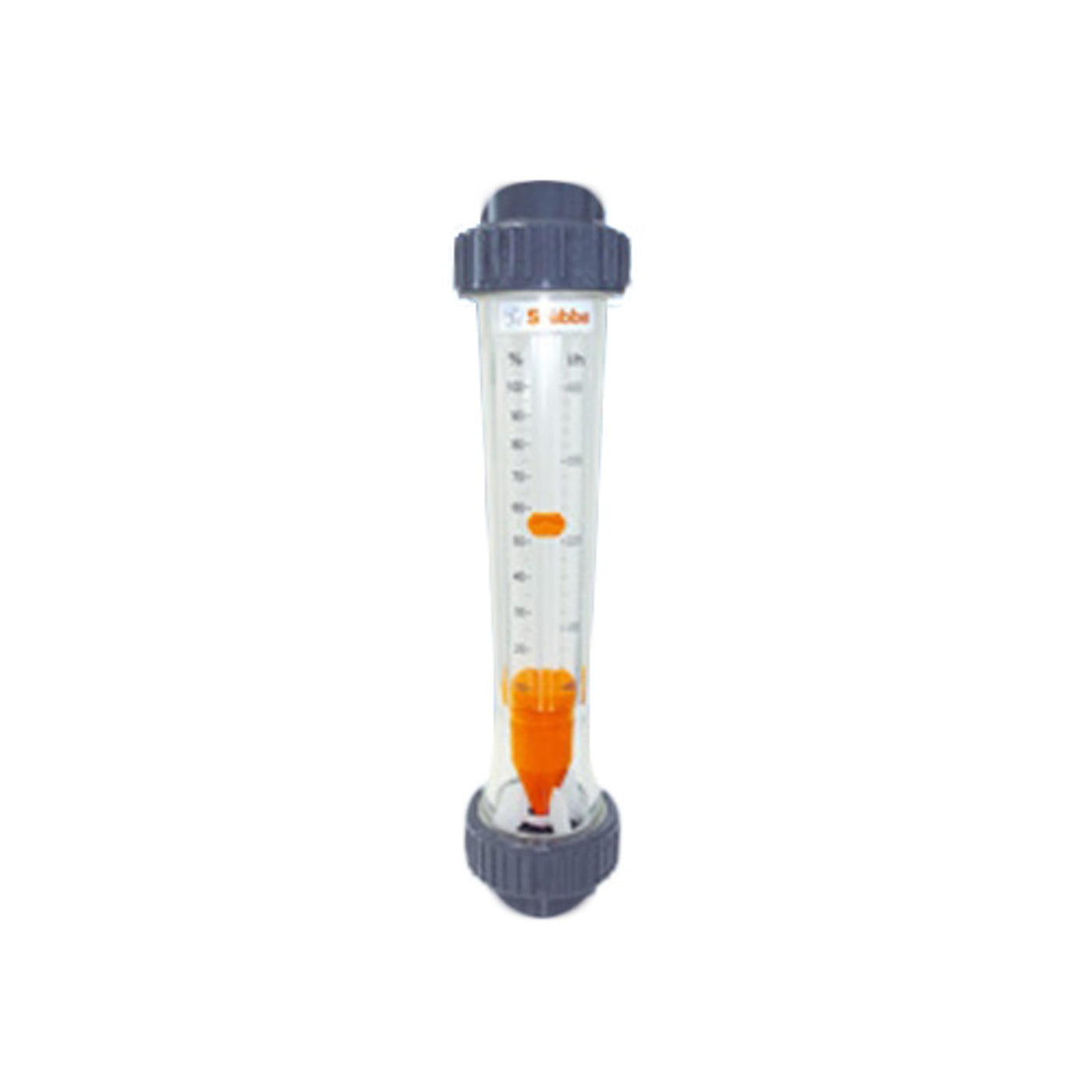 Stubbe doorstroommeter 32 mm PVC - inline flowmeter voor vijversystemen