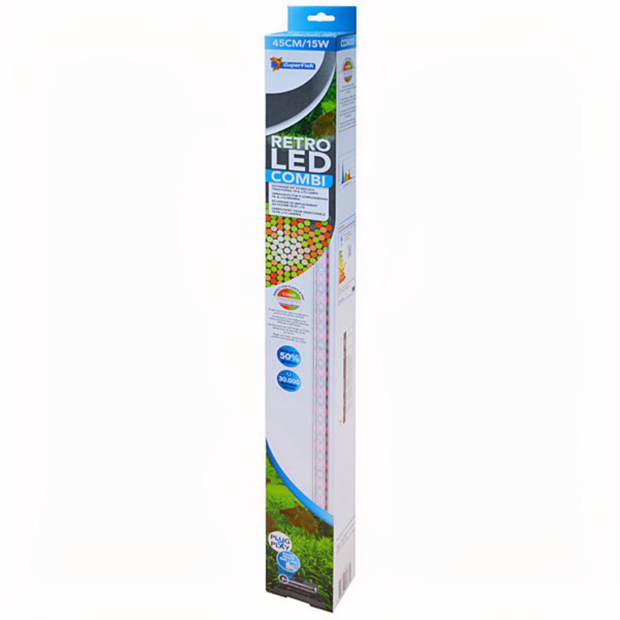 Superfish Retro Led Combi T8&Jt5 45cm/15w - productfoto