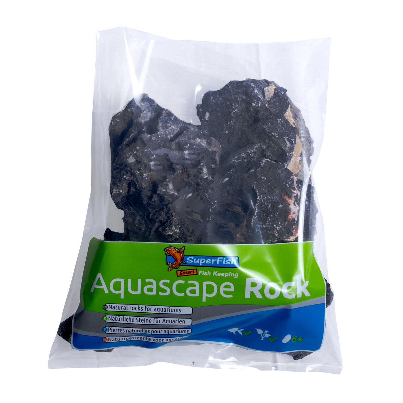 Superfish Aquascape Zwart Rock 5 Kg - productfoto
