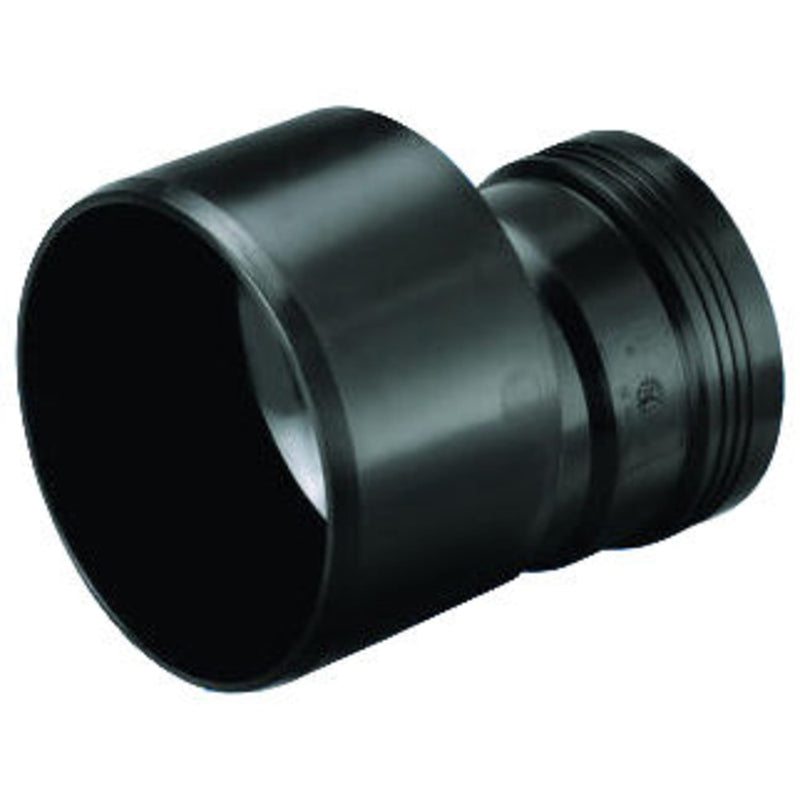 PVC verloopring excentrisch 50 x 40 mm manchet x spie zwart, PVC Hulpstuk bij Vijvercentrum
